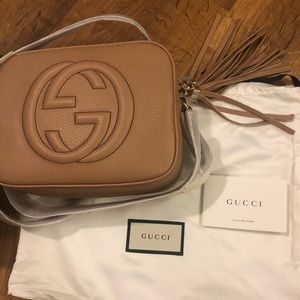 Gucci Bags - Gucci Disco Bag Camelia. Brand new in box. Gucci Bags - Gucci Disco Bag Camelia. Brand new in box.